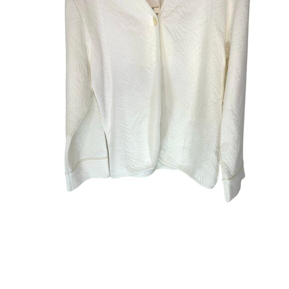 NWT Oscar De La Renta Robe White Intimate Lounge Loungewear Kimono Medium‎ - Picture 9 of 14